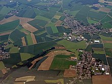 Vue aérienne d'Ercuis et Neuilly-en-Thelle.