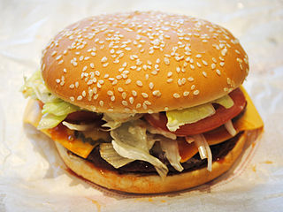 <span class="mw-page-title-main">Whopper</span> Hamburger sold at Burger King and Hungry Jacks