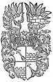 Wappen der Familie von Schneeweiß 1612 sw