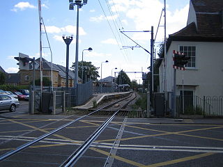 <span class="mw-page-title-main">Ware railway station</span> Railway station serving the town of Ware in Hertfordshire, England