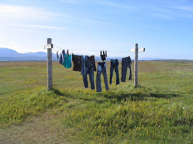 File:Washing Line, Iceland.jpg