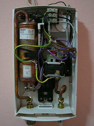 <span class="mw-page-title-main">Tankless water heating</span> Water heaters that instantly heat water as it flows through the device