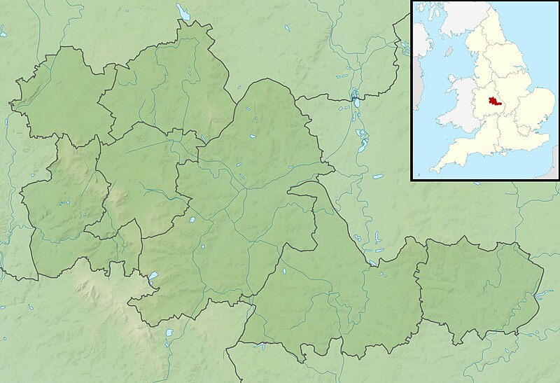 File:West Midlands UK relief location map.jpg