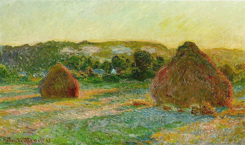 Claude Monet, Wheatstacks (End of Summer), 1890–1891