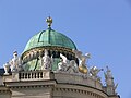 Wiener Hofburg, Skulpturen am Michaelertrakt