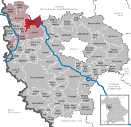 Kaart van Windelsbach