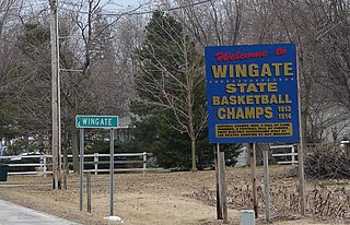 <span class="mw-page-title-main">Wingate, Indiana</span> Town in Indiana, United States