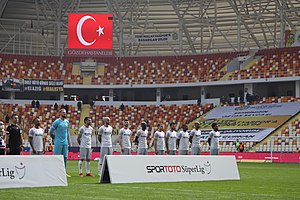 Spiel Yeni Malatyaspor gegen Antalyaspor am 19. Februar 2022