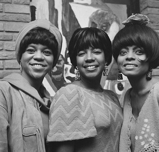 Zanggroep The Supremes in Hilton-hotel aan pers voorgesteld, v.l.n.r. Florence B, Bestanddeelnr 918-2472