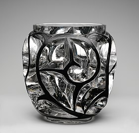 Vaso de vidro Tourbillons, 1926