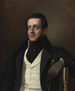 Ángel de Saavedra, kopio Federico de Madrazon maalaamasta muotokuvasta.