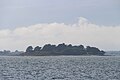 L'île de Lerne (Lern) : vue d'ensemble depuis l'ouest.