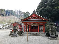 Front View of Hime no Miya at Ōagata Shrine