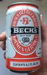 Миниатюра для Файл:Банка алюминиевая от пива Beck’s.jpg