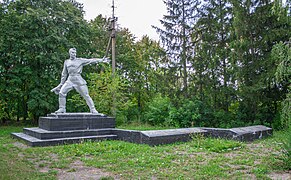 Monument to Soviet soldiers-countrymen in Horodysche-Kosivske