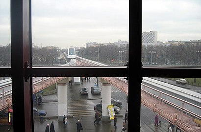 Вид из окна в сторону Улицы Сергея Эйзенштейна