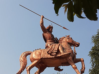 Statue of Bajirao Peshawa in Shaniwar Wada