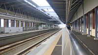 新幹線ホーム（2011年3月）