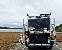 Converted Ram Promaster 3500 with four 100 watt solar panels. -vanlife.jpg