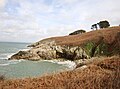 Beuzec-Cap-Sizun : les falaises à l'est de la pointe du Millier, près de la limite communale avec Poullan-sur-Mer 1.