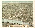 1870 Birds eye view of the city of Clarksville, Montgomery County, Tennessee map.jpg