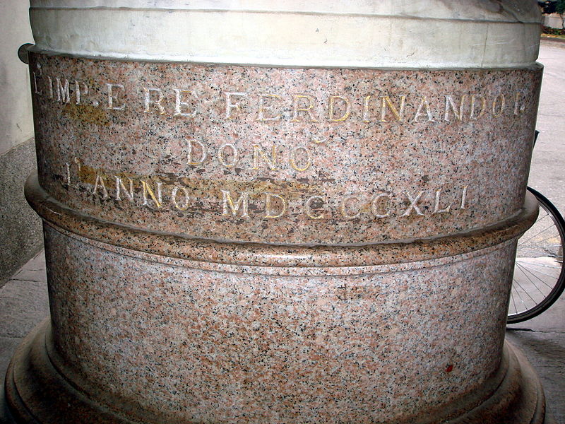 File:1894 - Milano - Fatebenesorelle - Dedica statua di Vittorio Nesti, La Carità (1841) - Foto G. Dall'Orto, 22-Ott-2008.jpg