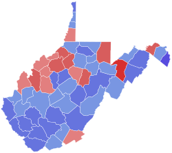 1940 West Virginia gubernatorial election results map by county.svg