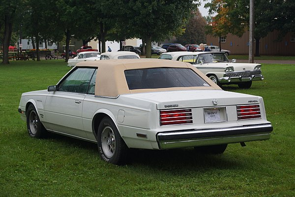 1983 Dodge Mirada CMX with the faux "cabriolet" roof