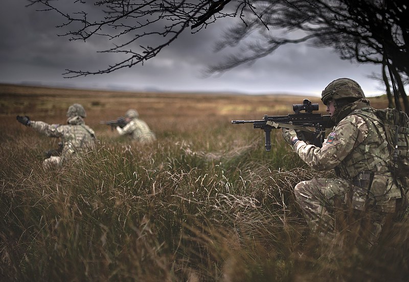 File:1 RIFLES Exercising on Sennybridge Training Area MOD 45165154.jpg