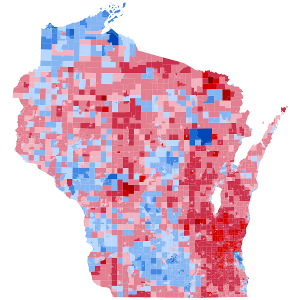 File:2000 Presidential Election in Wisconsin by Precinct.svg