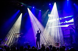 Front Line Assembly performing at the 2016 E-Tropolis Festival