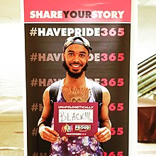 Attendee at the 2017 D.C. Black Pride event. 2017.05.27 DC Black Pride, Washington, DC USA 5477 (34903277816).jpg
