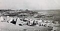 Lesconil ː la plage de Porz Riagat vers 1950 (carte postale).