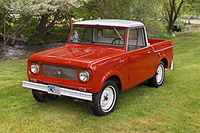 Red 1961 International Scout