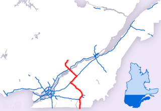<span class="mw-page-title-main">Quebec Autoroute 55</span> Highway in Quebec