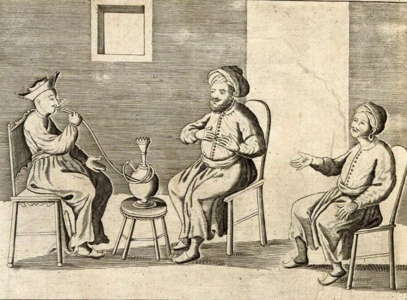 File:A smoking Armenian a Mughal and a Malabar native, detail from Carta Hydrographica y Chorographica de las Yslas Filipinas (1734).jpg