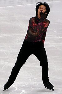 Siao Him Fa performing his free skate at the 2024 World Championships Adam Siao Him Fa 2024 Worlds Free Skate 3.jpg