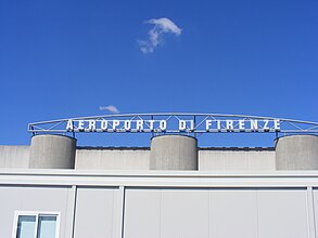Aeroporto di Firenze targhetta