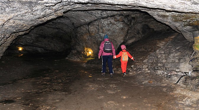 The Akhshtyrskaya cave is a notable archeological site near Sochi, Russia.