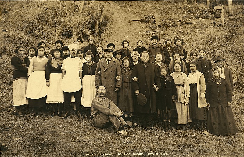 File:Alaska Native Sisterhood in Douglas, Alaska November 19, 1921.jpg