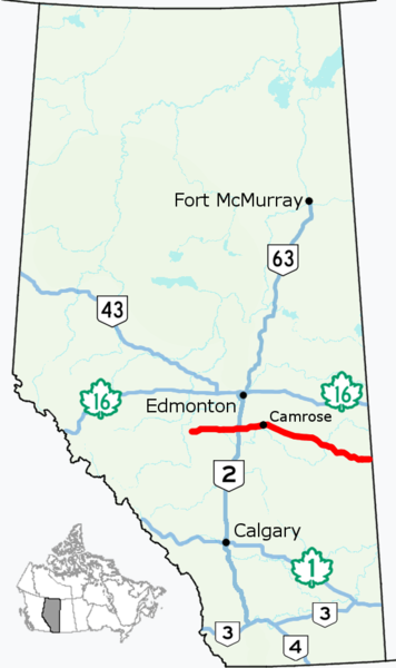 File:Alberta Highway 13 Map.png