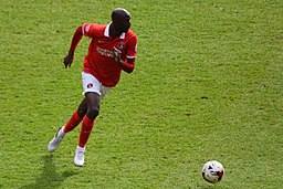 Alou Diarra in action for Charlton