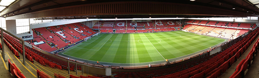 Panorama von Anfield