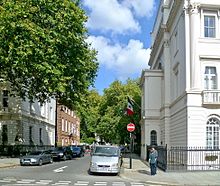 Halkin Street, from Belgrave Square Annexe of the Mexican embassy in Halkin Street 01.JPG