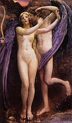 Annie Louisa Swynnerton, Cupido y Psique, 1890, Galería Oldham.