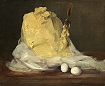 Antoine Vollon: Csendélet vajjal és tojással