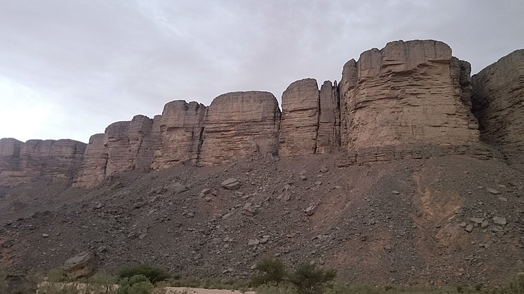 Arak Map Fort Tamanrasset Province Algeria