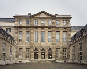 Archives nationales (Paris) : hôtel de Rohan, côté cour.