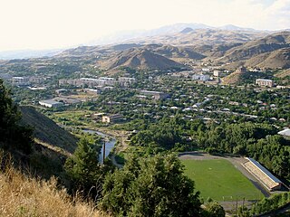 Vayk Town in Vayots Dzor, Armenia