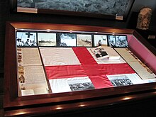 An exhibit dedicated to the siege and the novel at the Armenian Genocide Museum in Yerevan, Armenia. Armenian Genocide Museum-Institute 8.JPG